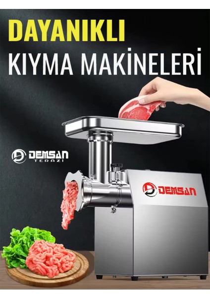 Demsan 8 No 600W Kıyma Çekme Makinesi