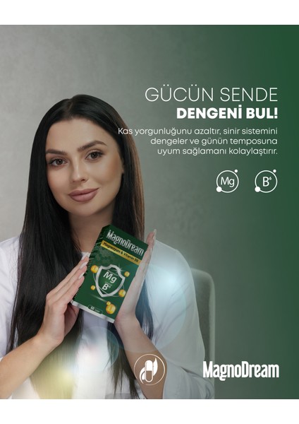 Magnodream Magnezyum & Vitamin B6 fırsatları