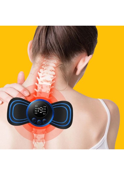 Pratikaı Titreşimli USB Şarjlı Mini Elektrikli Kelebek Masaj Aleti | Taşınabilir & Konforlu