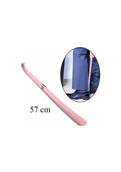 SD686 Suncook Uzun Boy Kaliteli Sert Plastikten Ayakkabı Çekeceği Kerata 57 cm Çekicek