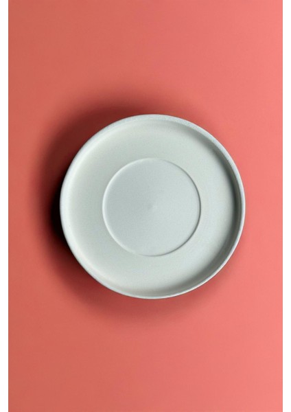 Kupa Tabağı - Seramik Bisküvi (Ham Ürün)