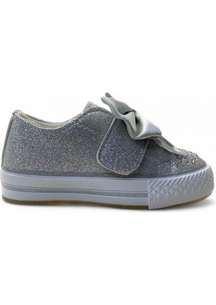 1210 Kız Çocuk Okul Öncesi Kurdele Işıklı Sneaker