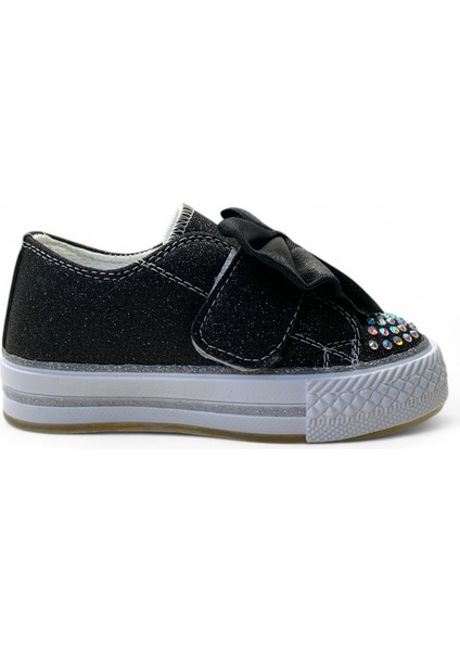 1210 Kız Çocuk Okul Öncesi Kurdele Işıklı Sneaker