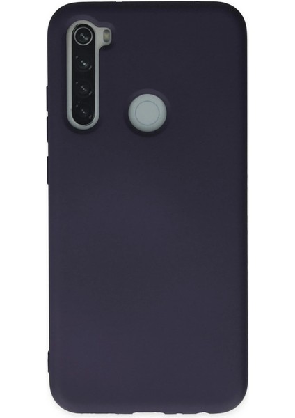 Xiaomi Redmi Note 8 Kılıf Nano Içi Kadife Silikon - Lacivert Ynsmr