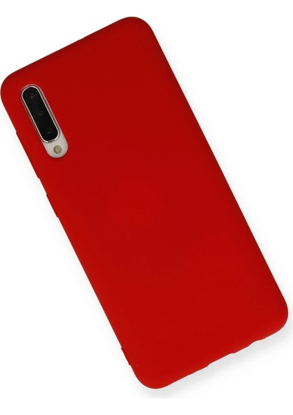 Samsung Galaxy A30S Kılıf Nano Içi Kadife Silikon - Kırmızı Ynsmr