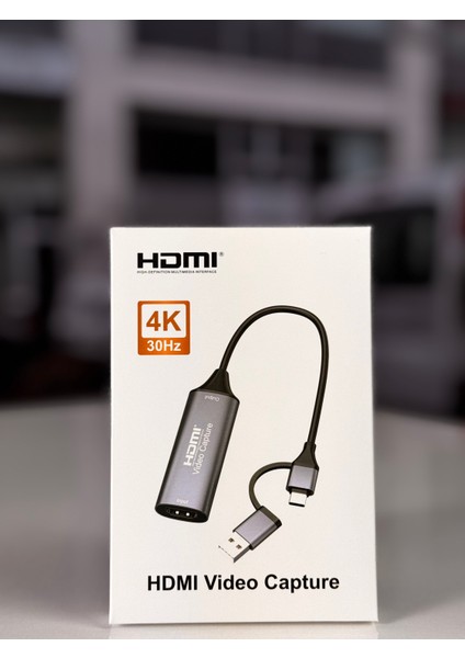HDMI Video Capture USB 3.0 4K 30Hz Video Aktarıcı