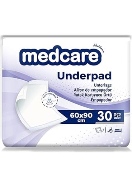 Blc Grup Medikal-Medcare Yatak Koruyucu Örtü 60X90CM 1 Paket 30 Adet