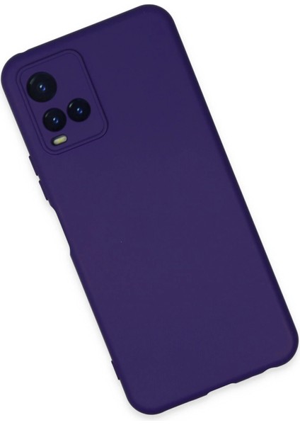 Vivo Y21S Kılıf Nano Içi Kadife Silikon - Mor Ynsmr modelleri