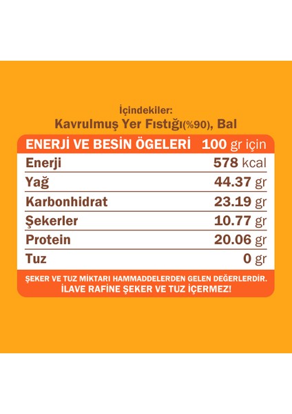 Ballı Fıstık Ezmesi 500G fiyatları