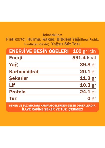 Kakaolu Fıstık Ezmesi 500 gr fiyatları
