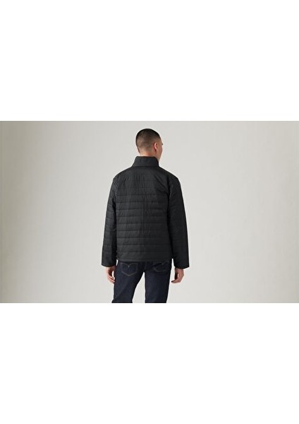 Levis Siyah Erkek Jacket Normal Düz Siyah Mont A9449-0003