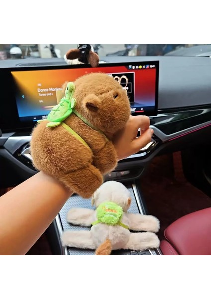 Capibara Capybara Pa Pa Daire Bebek Sallayarak Kuyruk Bilezik Peluş Oyuncak Capybara Doll (Yurt Dışından)
