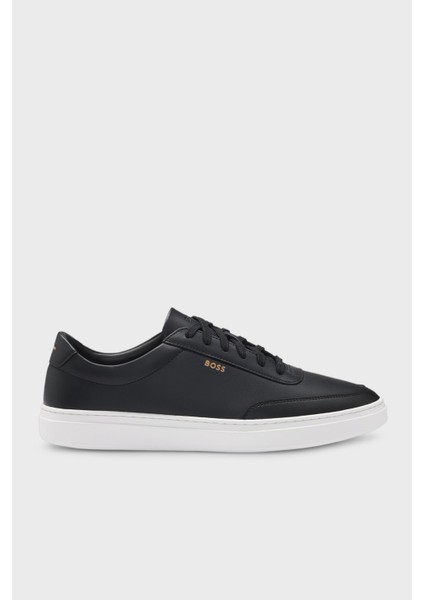 Logolu Deri Sneaker Ayakkabı Erkek Ayakkabı 50536504 001