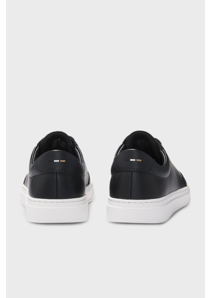 Logolu Deri Sneaker Ayakkabı Erkek Ayakkabı 50536504 001