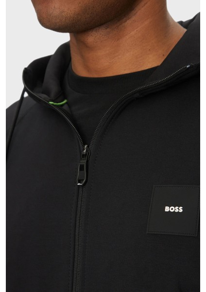 Pamuklu Regular Fit Kapüşonlu Fermuarlı Sweat Erkek Sweat 50537204 001 indirimleri