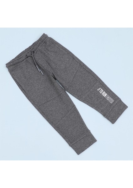 Erkek Çocuk Şardonlu Kalın Pantolon - 12327 - Antrasit