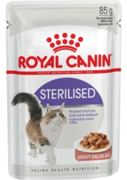 Sterilised gravy Kısır Kedi Yaş Maması 85 gr x 12 Adet