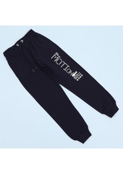 Erkek Çocuk Şardonlu Kalın Pantolon - 12291 - Lacivert