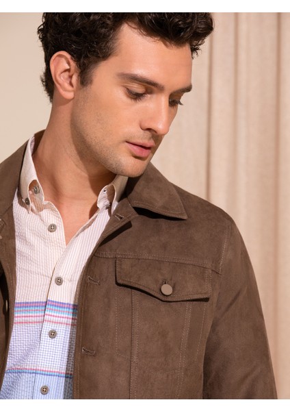 Erkek Mavi Slim Fit Uzun Kollu Gömlek 50265469-VR036 fiyatları