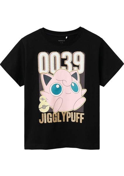 NI13238509 Name It Nkfjımını Pokemon Ss Rlx Top Box Sky &amp;ccedil;ocuk T-Shirt Siyah