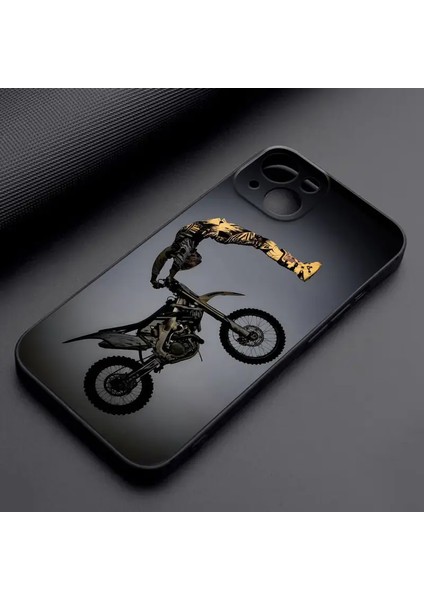 Motocross Temalı Mat Telefon Kılıfı 14 Pro Max Uyumlu fiyatları