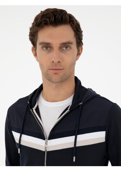 Erkek Lacivert Regular Fit Sweatshirt 50292490-VR033 fiyatları