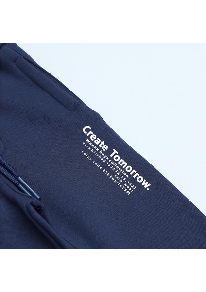 Erkek Çocuk Şardonlu Kalın Pantolon - 12305 - Indigo fiyatları