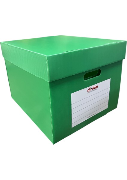 Arşiv Kutusu ve Dosyası Taşıma Kutusu 42X35X30CM Plastik Oluklu Levha fırsatları