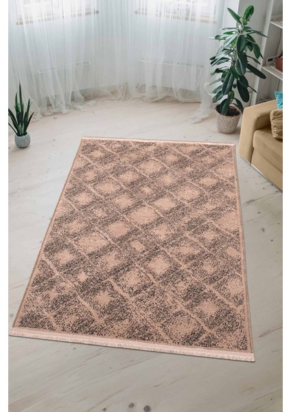 Serelia Şönil Kilim Dokuma ve Kaymaz Taban Antialerjik Makinede Yıkanabilir Leke Tutmaz Halı