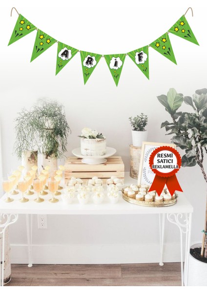 Model 194 Kişiye Özel Isimli Yazılı Banner Doğum Günü Süsü Flama Bayrakları fiyatları