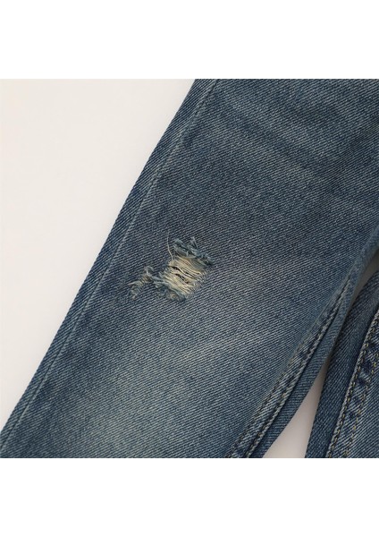 Erkek Çocuk Kot Ince Pantolon - 12382 - Mavi modelleri