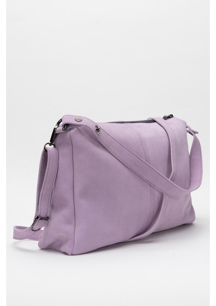 Avanos Kadın Tek Askılı El ve Omuz Çantası Gerçek Deri Lila fırsatları