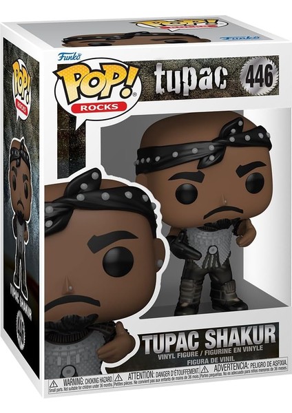 Pop! Rocks: Tupac California Love Vinil Koleksiyon Figürü, Resmi Ürün