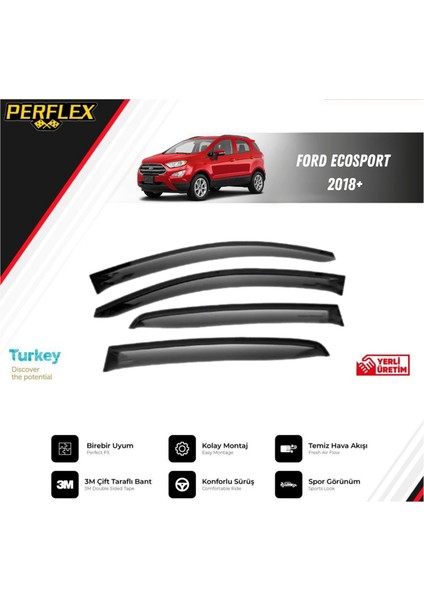 Cam Rüzgarlığı V2 Düz Ford Ecosport 2018+