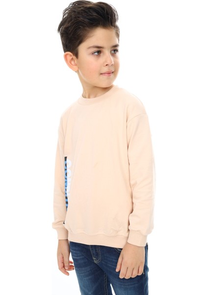 Erkek Çocuk Baskılı Sweatshirt