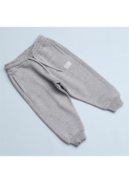 Erkek Çocuk Şardonlu Kalın Pantolon - 12378 - Melanj
