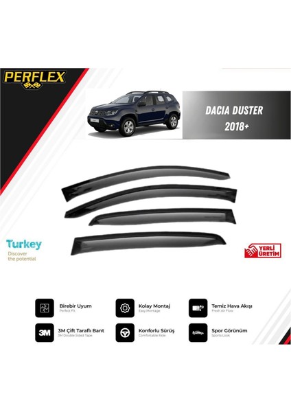 Cam Rüzgarlığı V2 Düz Dacıa Duster 2018+