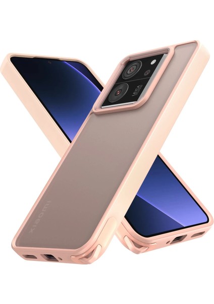 Xiaomi Mi 13T Kılıf Elegant Kapak - Pudra Ferrg