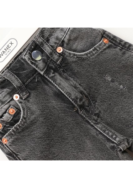 Erkek Çocuk Kot Ince Pantolon - 12383 - Gri fiyatları