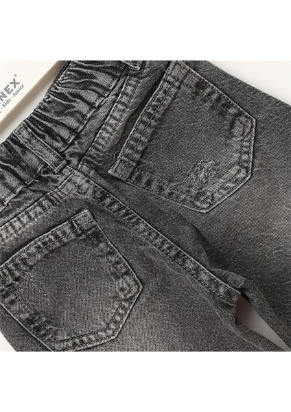 Erkek Çocuk Kot Ince Pantolon - 12383 - Gri fırsatları