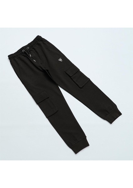 Erkek Çocuk Ince Pantolon - 12391 - Siyah