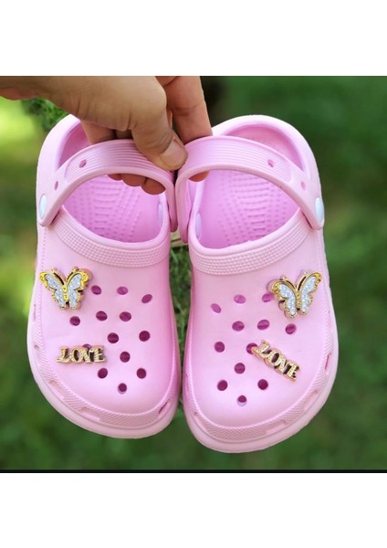 Kız Çocuk Sandalet Parlak Taşlı Kaydırmaz Taban Havuz Deniz Ayakkabısı fiyatları