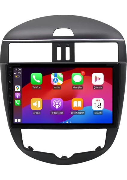 Nissan Pulsar Dijital Klima Android Multimedya Sistemi 4-64 For-X (2014-2018) modelleri