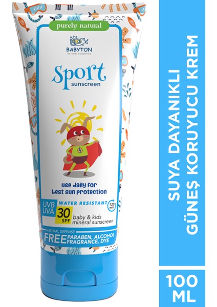 Bebek & Çocuk Suya Dayanıklı Güneş Kremi 100 ml