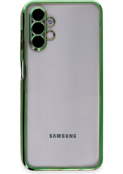 Samsung Galaxy A04S Kılıf Razer Lensli Silikon - Yeşil Ferrg fiyatları