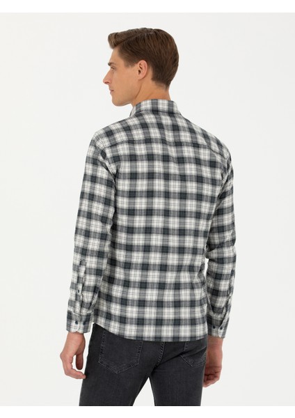 Erkek Taş Slim Fit Uzun Kollu Gömlek 50282560-VR049 indirimleri