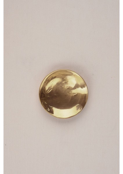 Pirinç Dekoratif Tabak Gold 7 cm