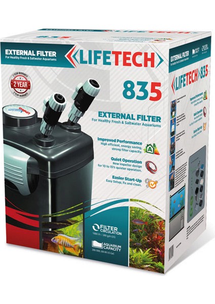 Life Tech Filtre Siyah Kova Içi Dolu 1000 Lh Ynsmr