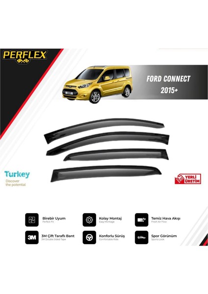 Cam Rüzgarlığı V2 Düz Ford Connect 2015+