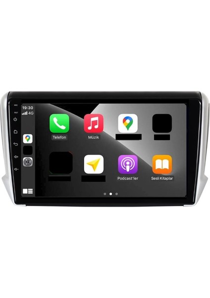 Peugeot 208-2008 Android Multimedya Sistemi 4-64 For-X (2013-2019)